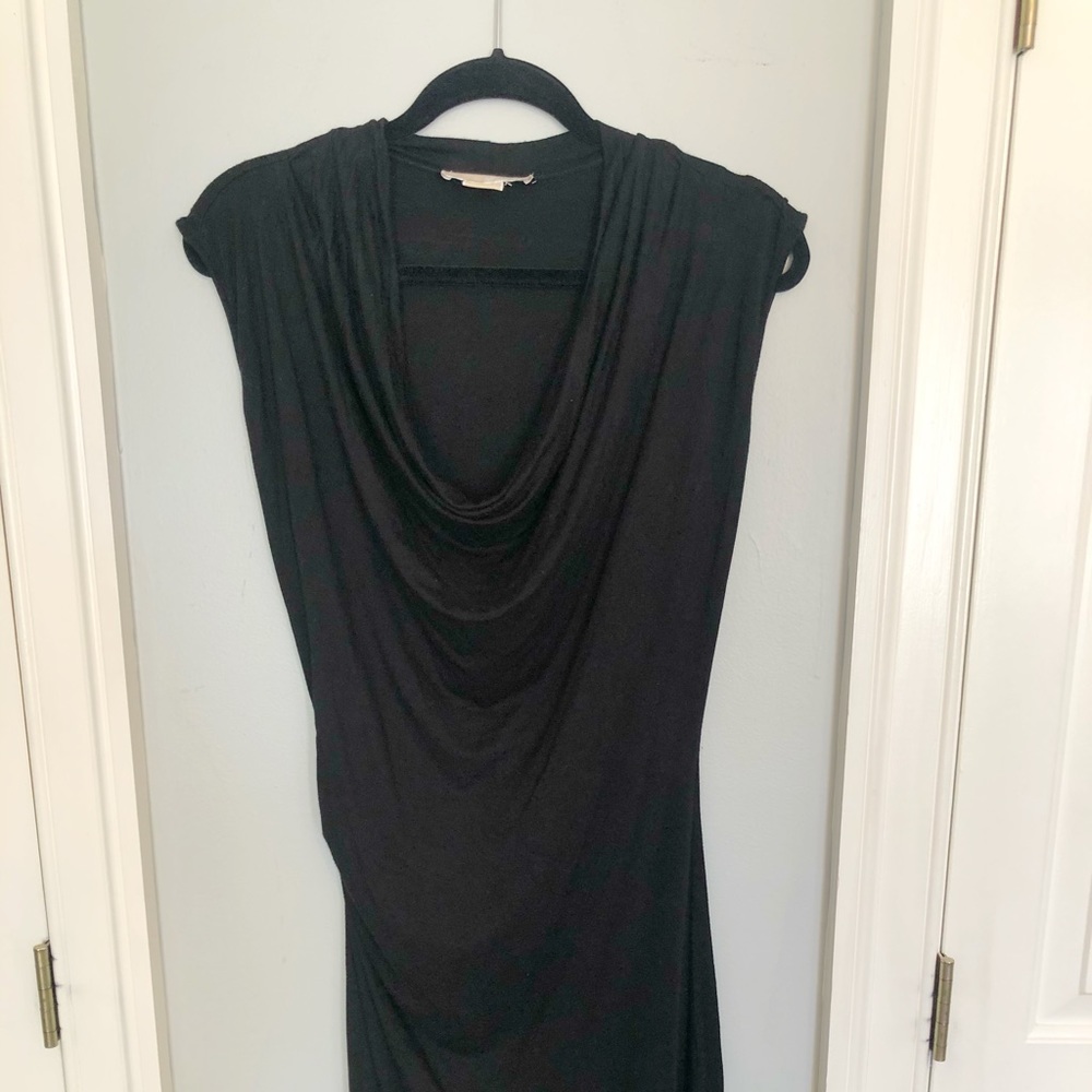 MICHAEL KORS Black cowl neck dress
